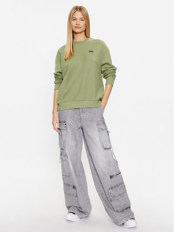 Vans Vans Pluus Comfycush Essential Crew VN000A6C Roheline Regular Fit