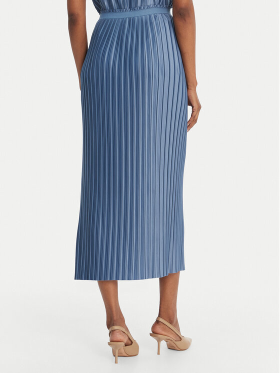 MAX&Co. MAX&Co. Plisirano krilo 2616771013200 Modra Regular Fit