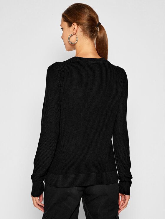 Calvin Klein Jeans Calvin Klein Jeans Pullover Textured J20J214137 Schwarz Regular Fit