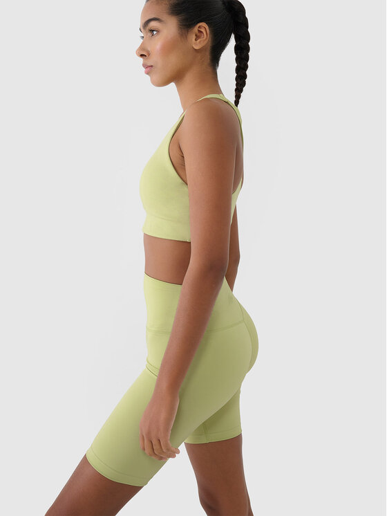 4F 4F Kolarki BASIC+ Zielony jasny Slim Fit