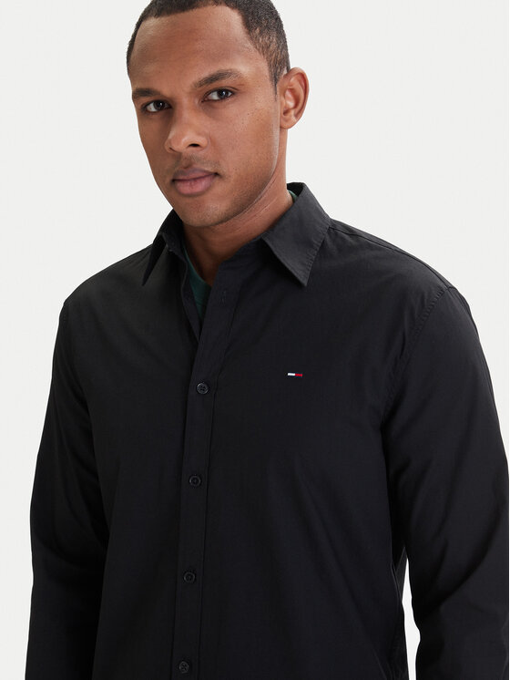 Tommy Jeans Tommy Jeans Риза DM0DM22026 Черен Regular Fit