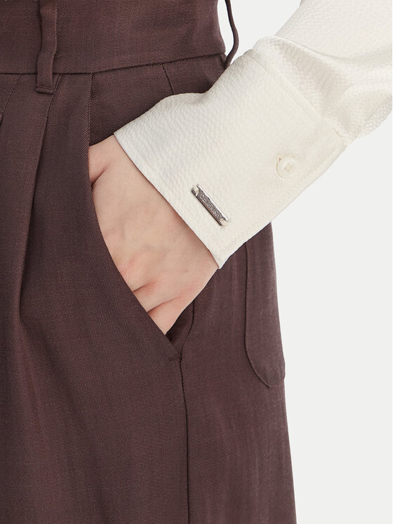 Calvin Klein Calvin Klein Särk Hammered LV044F129G Ekrüüvärv Regular Fit