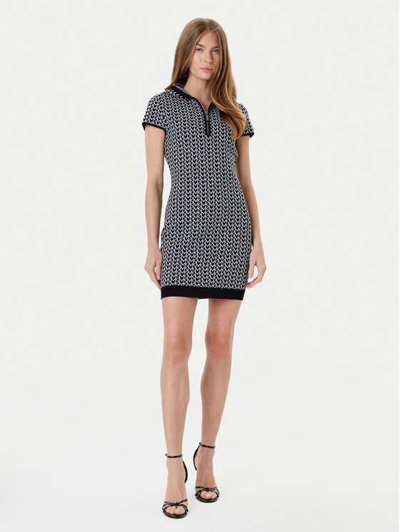 MICHAEL Michael Kors MICHAEL Michael Kors Rochie tricotată MT5834LHQG Gri Regular Fit