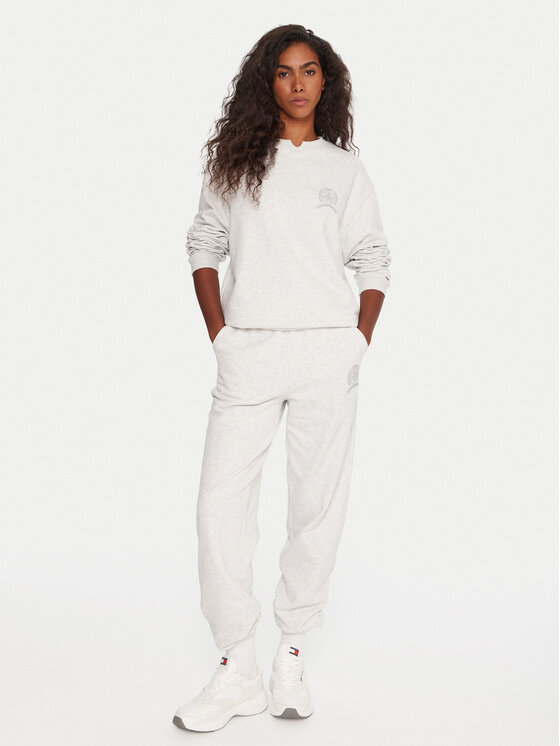 Tommy Jeans Tommy Jeans Spodnie dresowe DW0DW21702 Szary Regular Fit