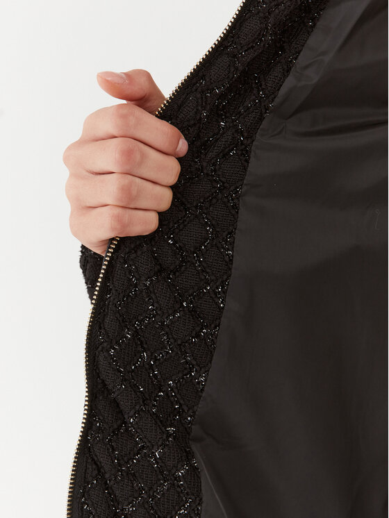 Liu Jo Sport Liu Jo Sport Μπουφάν μεταβατικό TF3005 J4522 Μαύρο Regular Fit