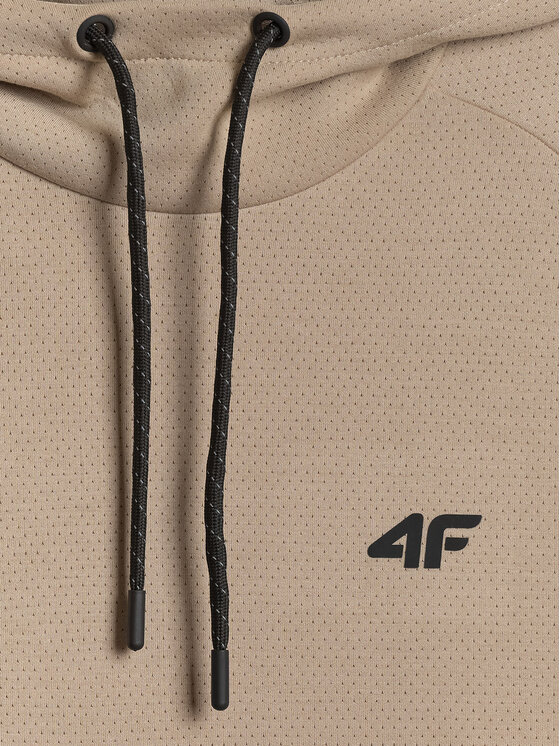 4F 4F Bluza SPORTS CLUB Beżowy Regular Fit