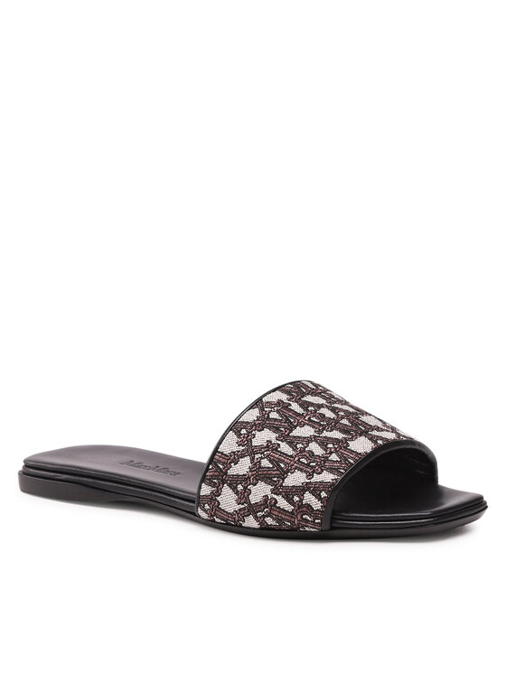 Max Mara Max Mara Pantoletten Fridac 2345211531600 Braun