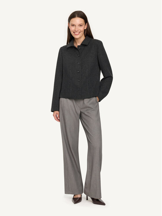 KMX KMX Marynarka 107950020 Szary Fitted Fit
