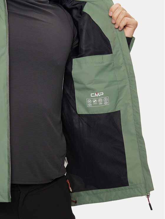 CMP CMP Дощовик 34Z5147 Зелений Regular Fit