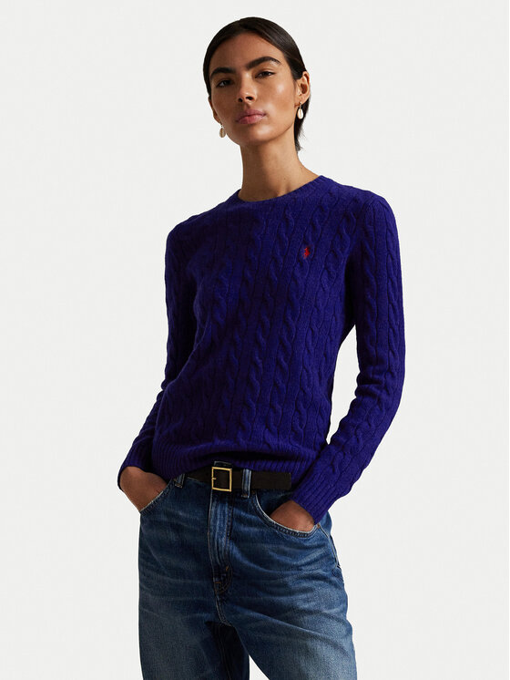 Polo Ralph Lauren Polo Ralph Lauren Pulover 211971865012 Bleumarin Slim Fit