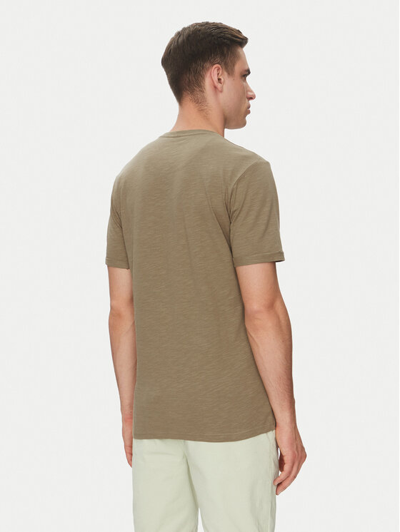 INDICODE INDICODE T-särk Inandorra 41-104 Khakivärviline Regular Fit