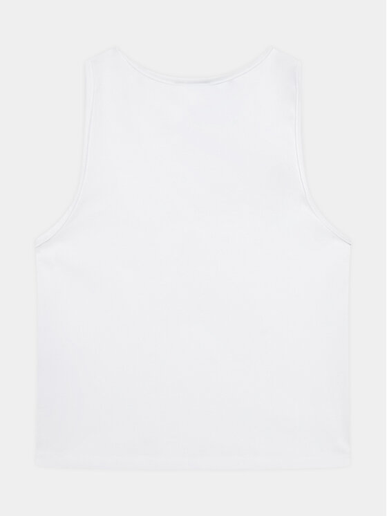 United Colors Of Benetton United Colors Of Benetton Top 3I1XGH00K Alb Regular Fit
