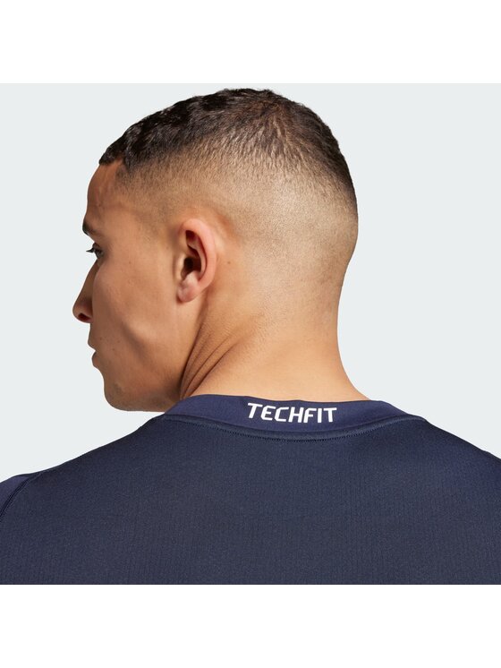 adidas adidas Тениска от техническо трико TECHFIT Compression Training JX2561 Тъмносин Slim Fit