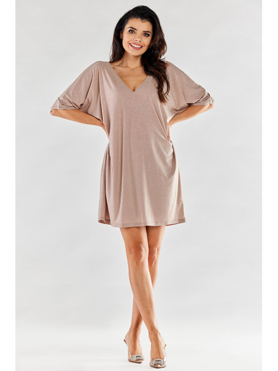 Awama Awama Abito da sera A557 Beige Basic Fit