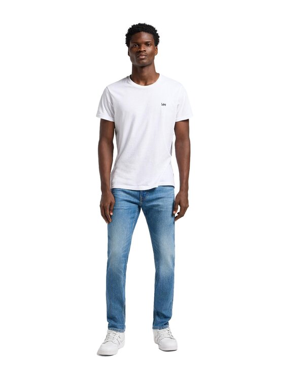 Lee Lee Jeansy 112365102 Niebieski Slim Fit