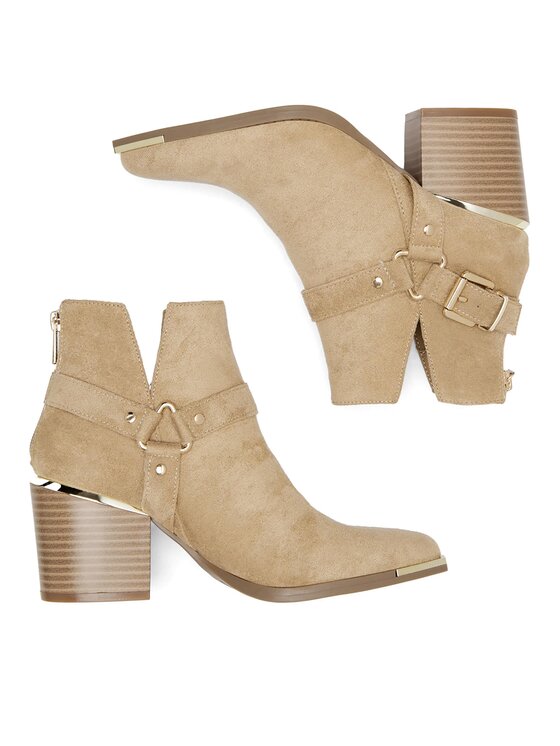 DeeZee DeeZee Cizme și botine cowboy YOLANDA LS6075-01 Bej