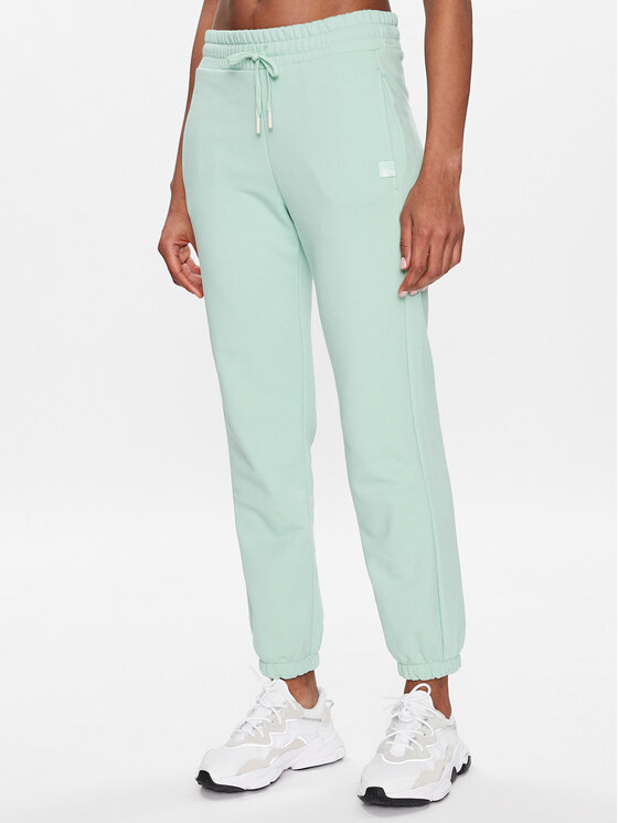United Colors Of Benetton Spodnie dresowe 31NB3F01X Zielony Regular Fit Modivo.pl