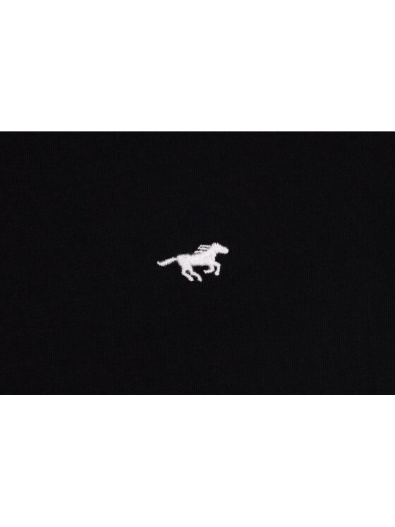 Mustang Mustang T-Shirt Style Alex Czarny Regular Fit