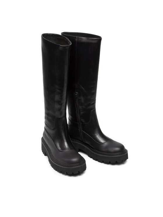 PINKO PINKO Ботуши Fortaleza Stivale AI 21-22 BLKS1 1H20XP Y7K6 Черен