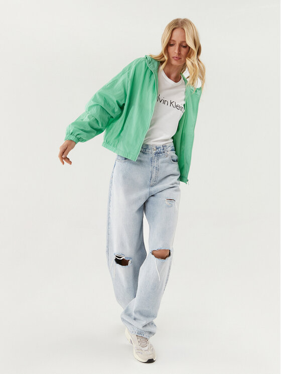 Calvin Klein Jeans Calvin Klein Jeans Μπουφάν μεταβατικό J20J220731 Πράσινο Regular Fit