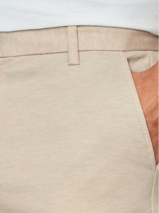 Jack & Jones Jack & Jones Bavlnené šortky Jpstmarco 12249321 Béžová Slim Fit