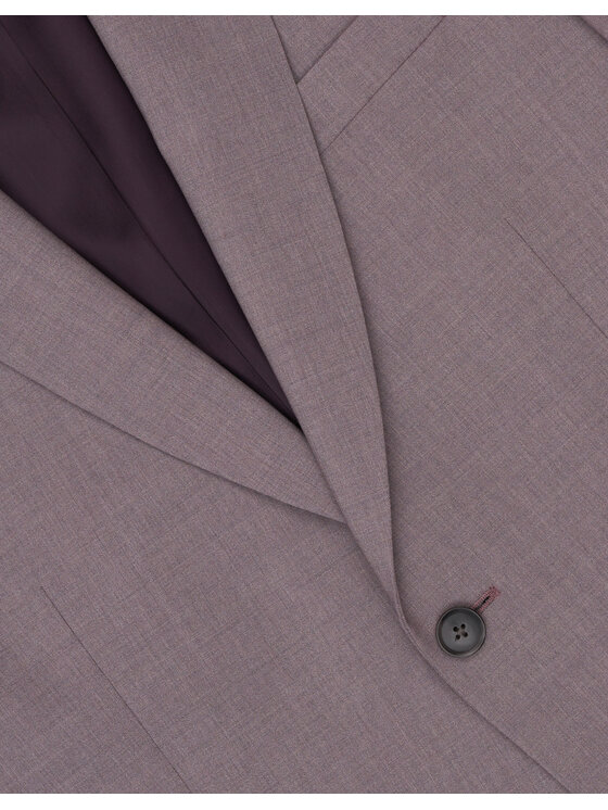 Borgio Borgio Marynarka Maretto Fioletowy Slim Fit