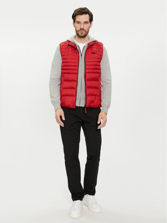 Aeronautica Militare Aeronautica Militare Prsluk 241AB2143CT3246 Crvena Regular Fit