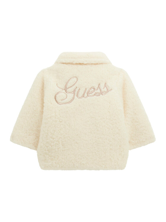 Guess Guess Prehodna jakna A5BL01 WGIT0 Écru Regular Fit