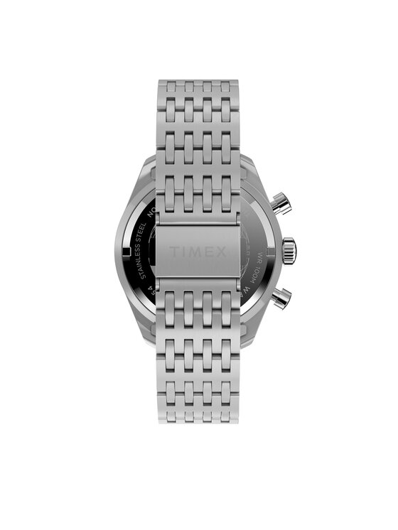 Timex Timex Ρολόι Waterbury Chronograph TW2V42400 Ασημί