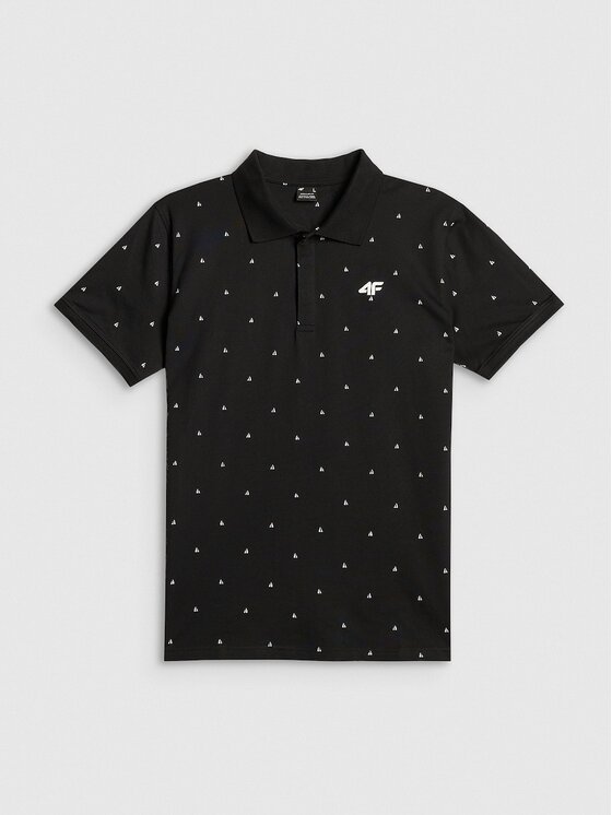 4F 4F Polo 4FRSS26TPTSM0900-20S Nero Regular Fit