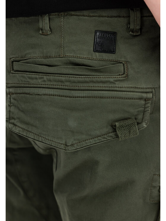 Alpha Industries Alpha Industries Spodnie materiałowe AI.116203-136-29 Szary Carrot Fit