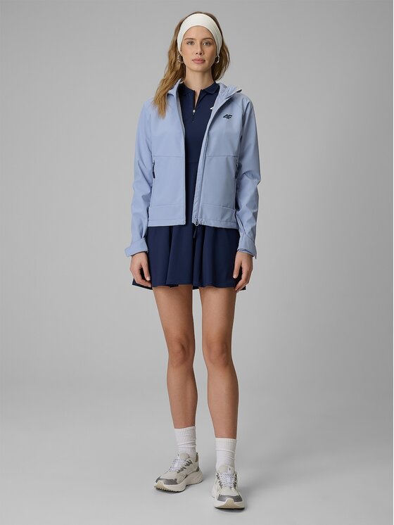 4F 4F Giacca softshell 4FWSS26TSOFF546-34S Blu Regular Fit