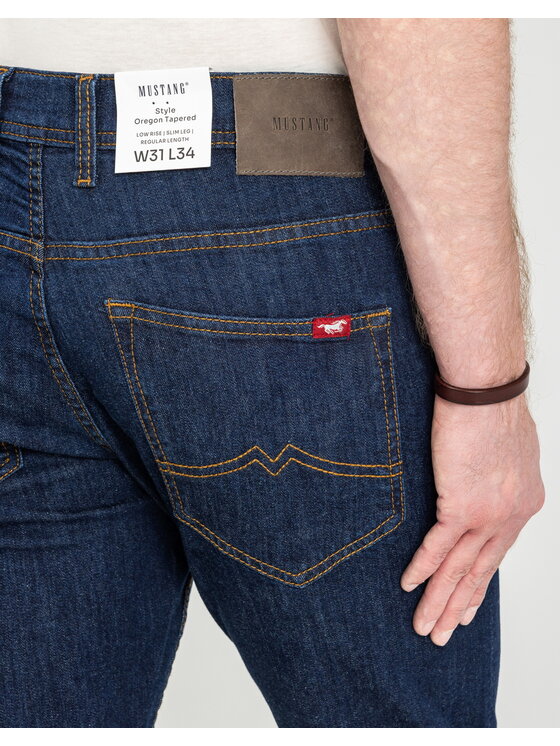 Mustang Mustang Jeansy OREGON TAPERED Niebieski Slim Fit