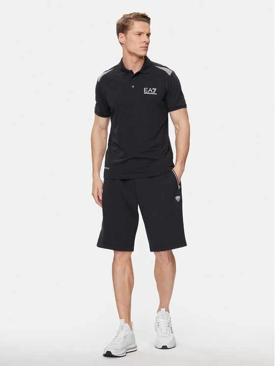 EA7 Emporio Armani EA7 Emporio Armani Pantaloni scurți sport 8NPS08 PJ4EZ 1578 Bleumarin Regular Fit