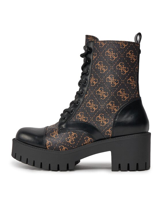 Guess Guess Škornji FL8WAP FAL10 Rjava