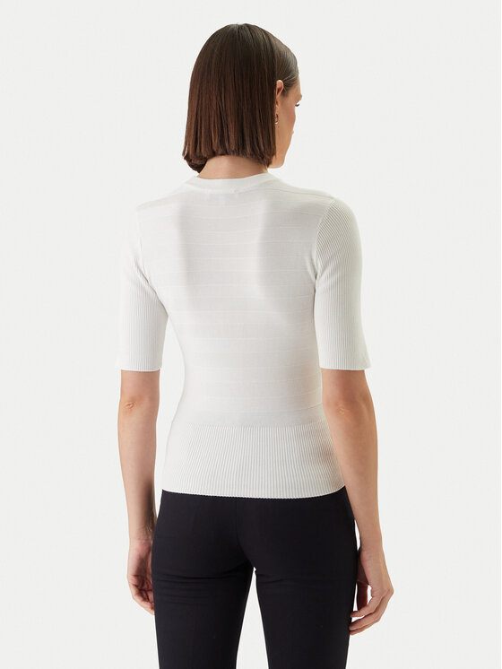 Morgan Morgan Bluza 242-MENTHE Écru Slim Fit