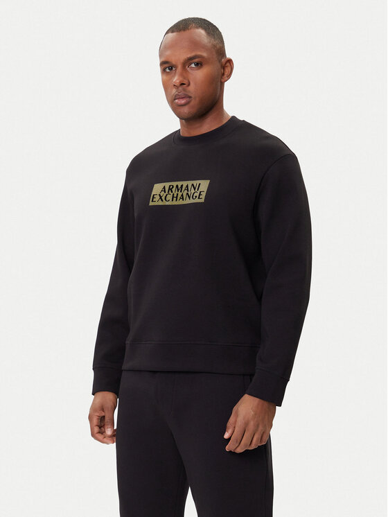 Armani Exchange Bluza XM001892 AF10818 MC237 Czarny Regular Fit