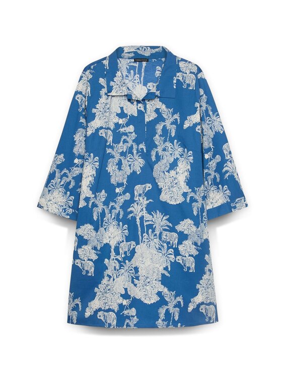 Fiorella Rubino Fiorella Rubino Vestito da giorno 7013T001650N0S1 Blu A-Line Fit