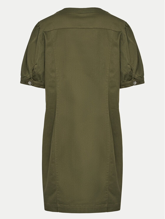 Vero Moda Curve Vero Moda Curve Každodenní šaty Wild Gena 10302450 Zelená Regular Fit