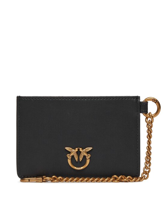 PINKO Pinko Puzdro na kreditné karty Cardholder Chain PE 24 PCPL 102748 A0F1 Čierna