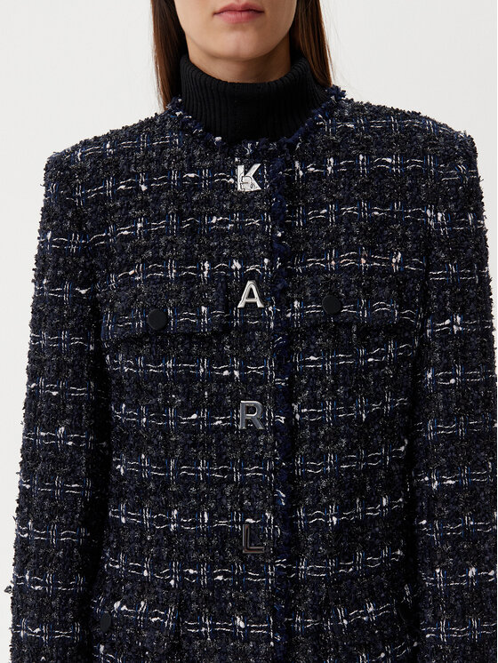Karl Lagerfeld Jeans Karl Lagerfeld Jeans Prechodný kabát A1W15022 Tmavomodrá Regular Fit
