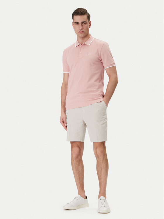 BOSS BOSS Поло Parlay 190 50494697 Рожевий Regular Fit