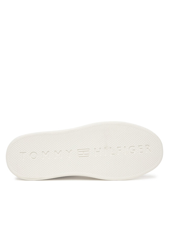 Tommy Hilfiger Tommy Hilfiger Snīkeri Th Icon Court Script FW0FW09363 Balts