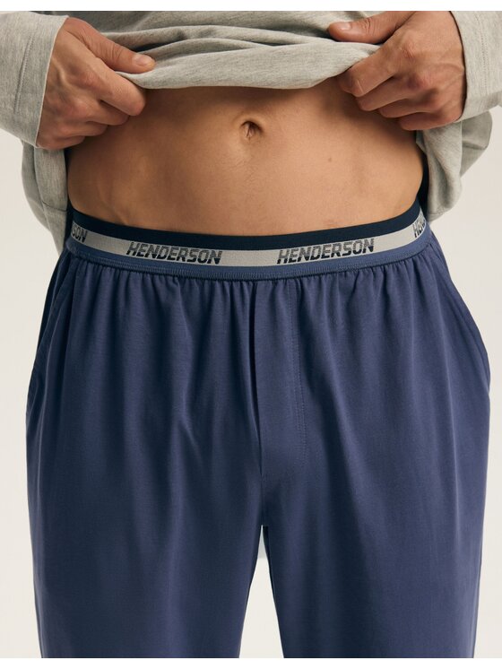 Henderson Henderson Piżama 45493 Szary Regular Fit