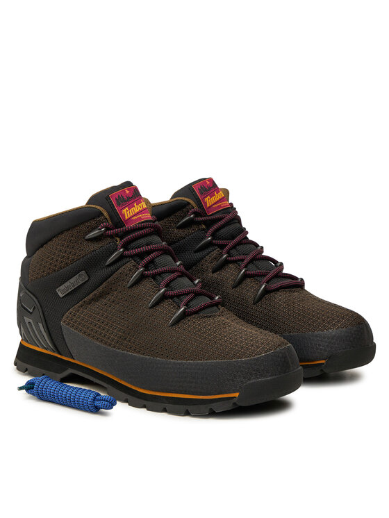 Timberland Trzewiki EURO SPRINT MID BOOT TB0A41A7EJU1 Br zowy Modivo.pl