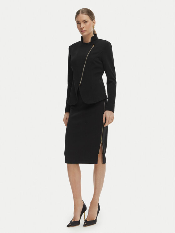 Rinascimento Rinascimento Ceruzaszoknya CFC0127985003 Fekete Slim Fit