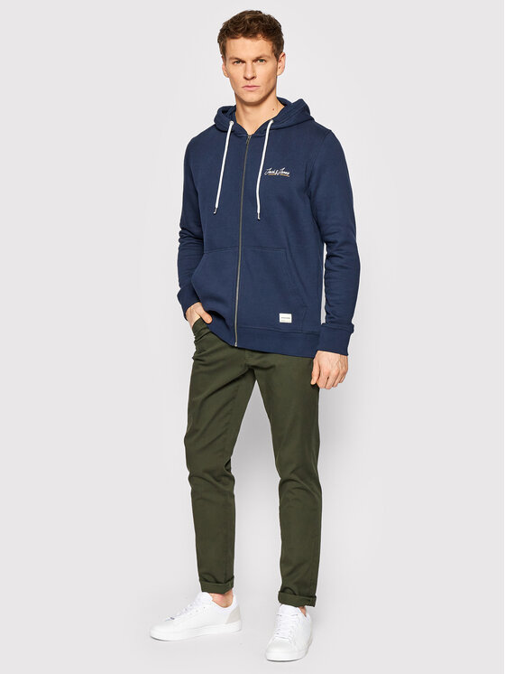 Felpa Tons 12186716 Blu scuro Regular Fit