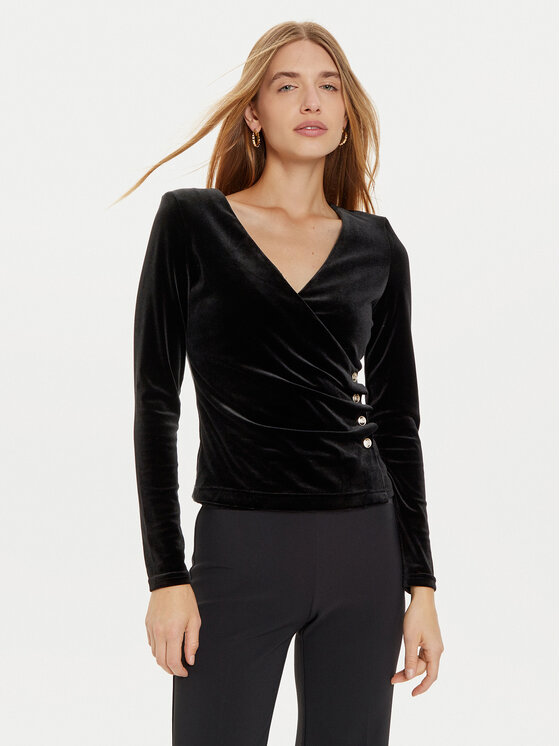 Marciano Guess Blúzka 4BGP09 6273A Čierna Regular Fit