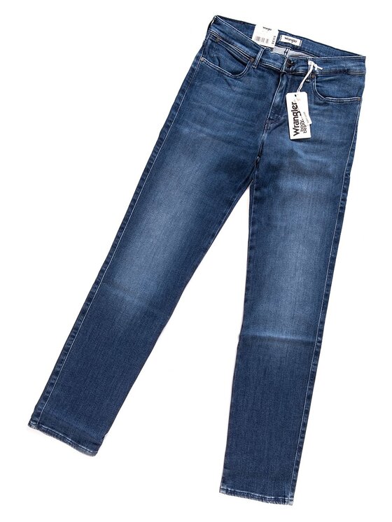 Wrangler Wrangler Jeansy HIGH RISE SLIM Niebieski Slim Fit