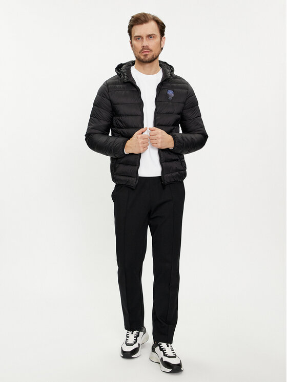 KARL LAGERFELD KARL LAGERFELD Kurtka przejściowa 505402 542591 Czarny Regular Fit